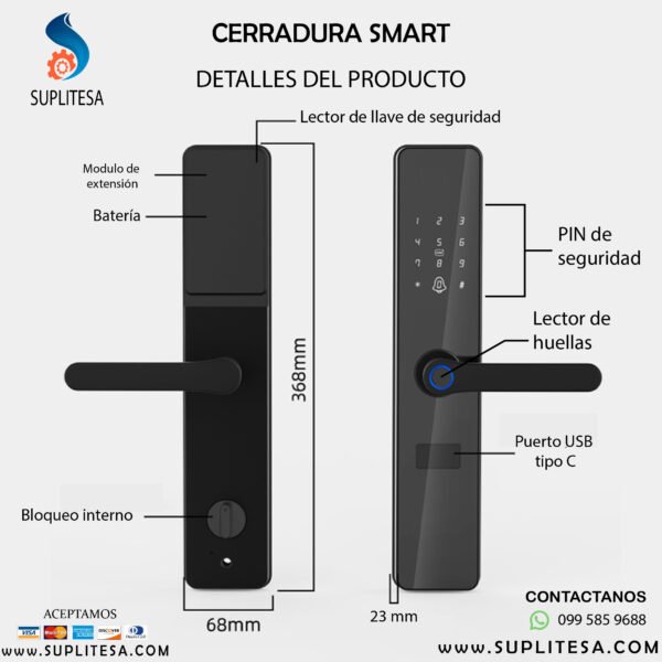 Cerradura de puerta inteligente